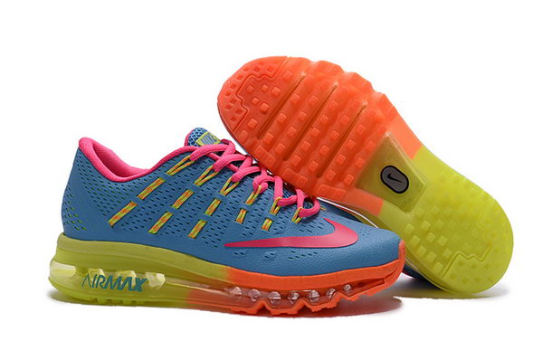 Womens Air Max 2016 Orange Pink Green Blue Shoes Germany